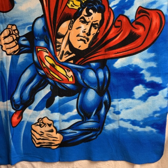 Superman comfy throw blanket  fleece - Picture 3 of 7